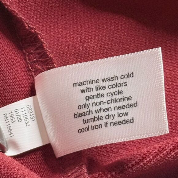 Lane Bryant Flutter Sleeve Dress Plus Sz 18/20 Red Stretchy Slinky NWT - Picture 12 of 13